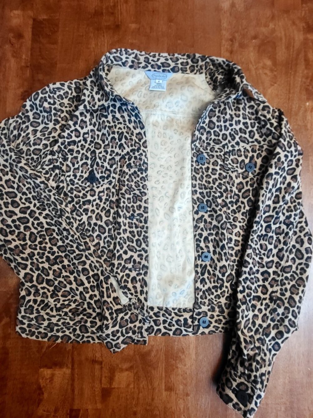 Stonebridge ~ Sz S ~ Leopard Print Jacket ~ Excellent Condition - Picture 2 of 4